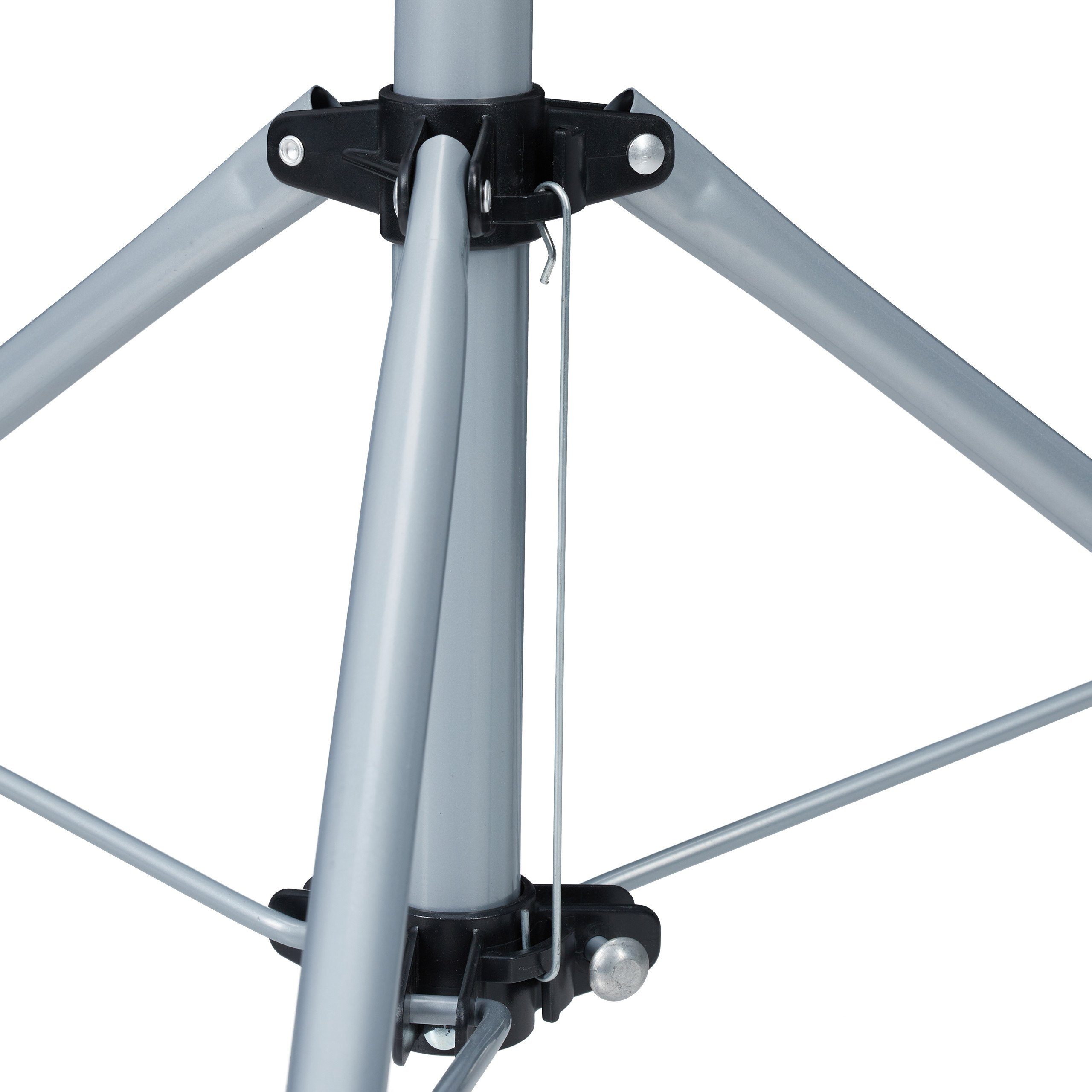 relaxdays Wäscheständer Wäschespinne mit Standfuß