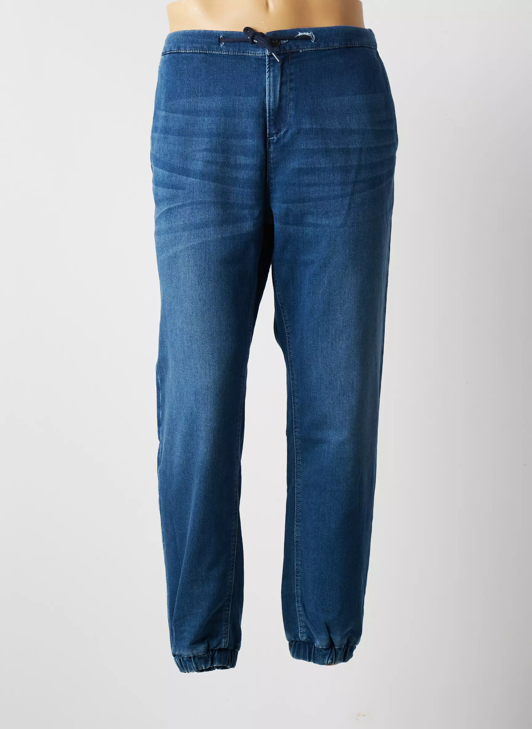 Bonobo Jeans Coupe Droite Homme couleur bleu