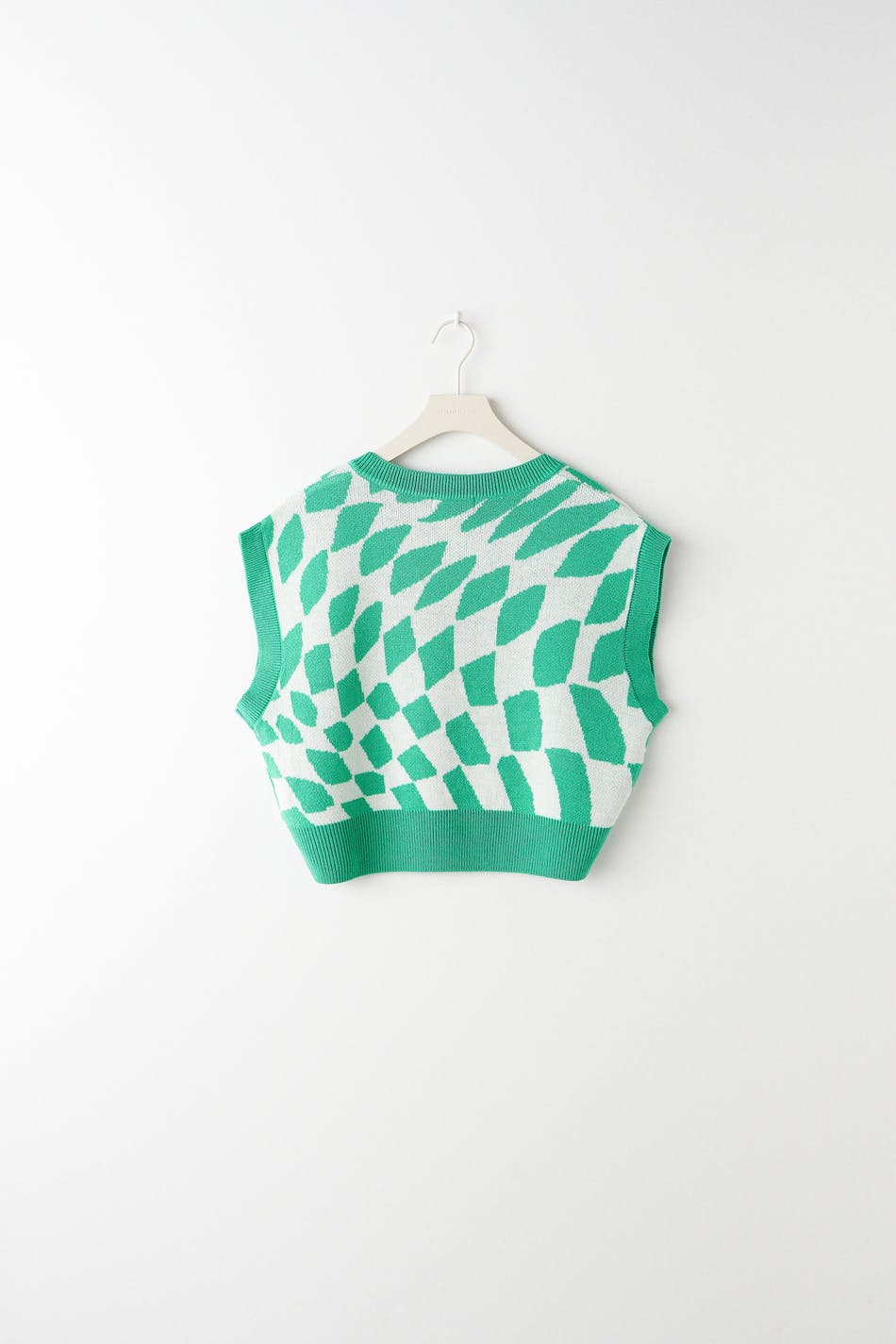 Y knitted vest