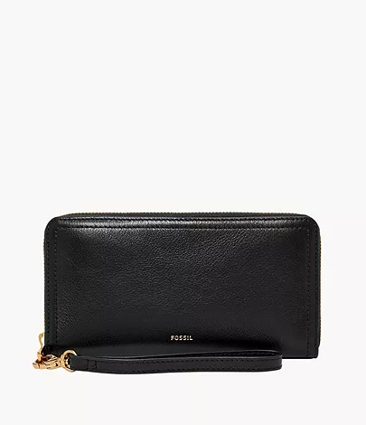 Fossil Zip Around Clutch Logan RFID