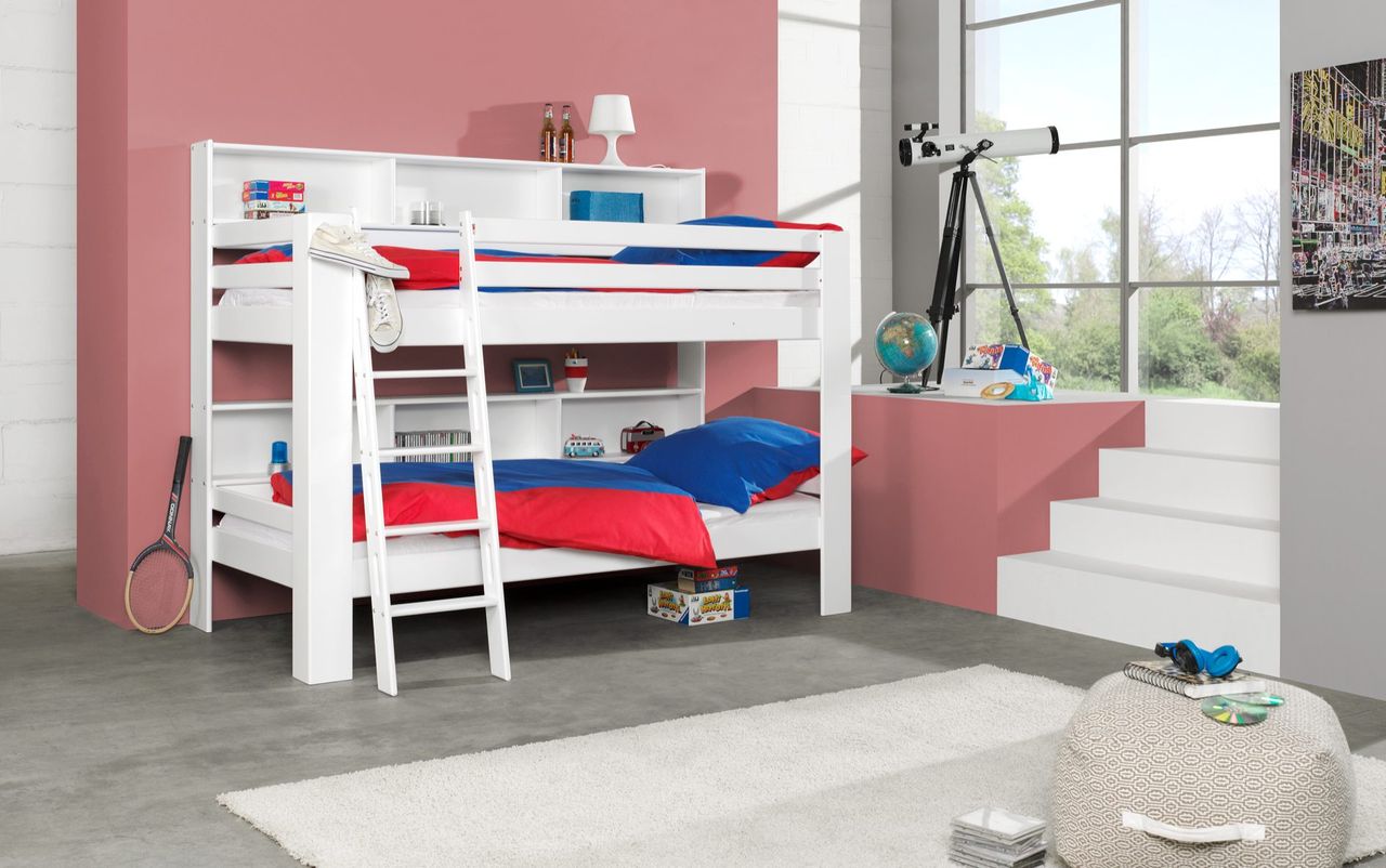 Relita Etagenbett Jan mit Bücherregal