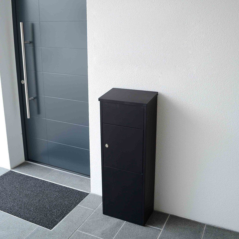 Profirst Paketbriefkasten Profirst Mail PM 1100 Stand Paketbriefkasten Schwarz