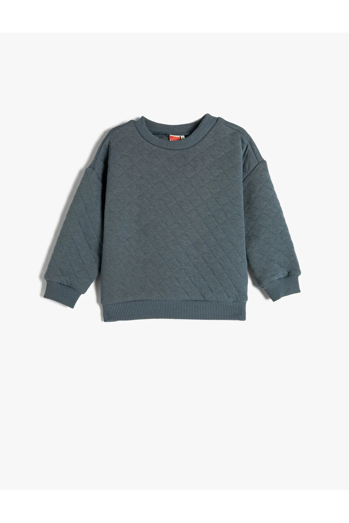 Koton  Basic-Sweatshirt, gesteppt, langärmlig, Rundhalsausschnitt