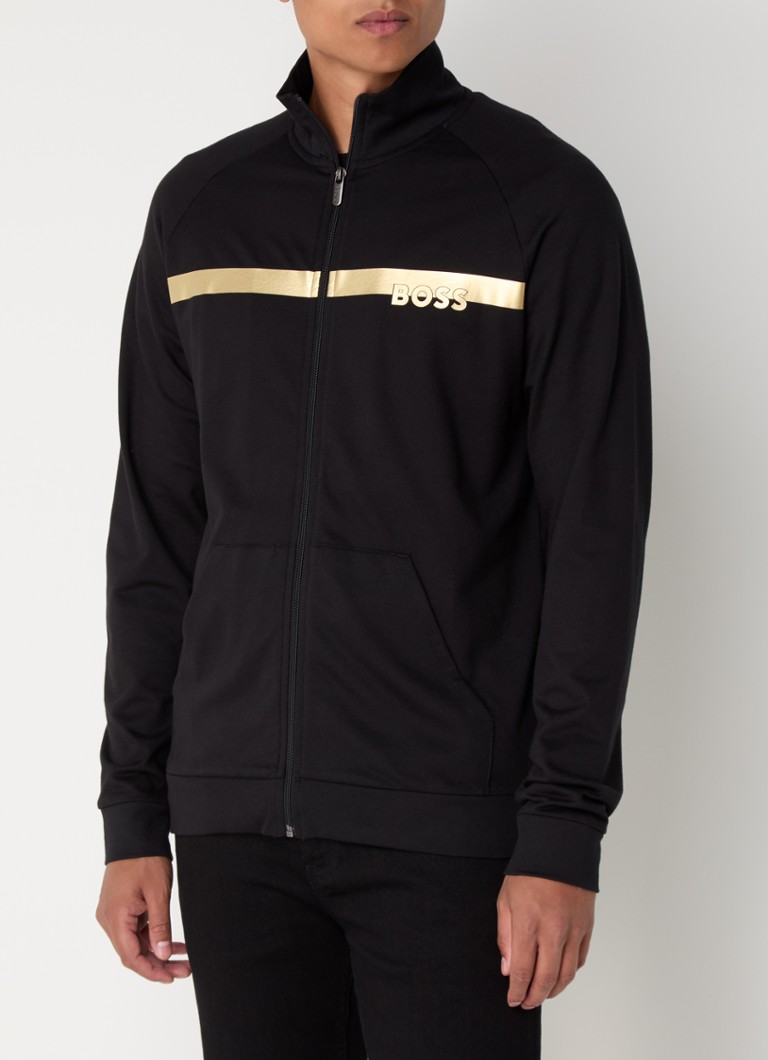 Hanorac original HUGO BOSS cu logo imprimat.
