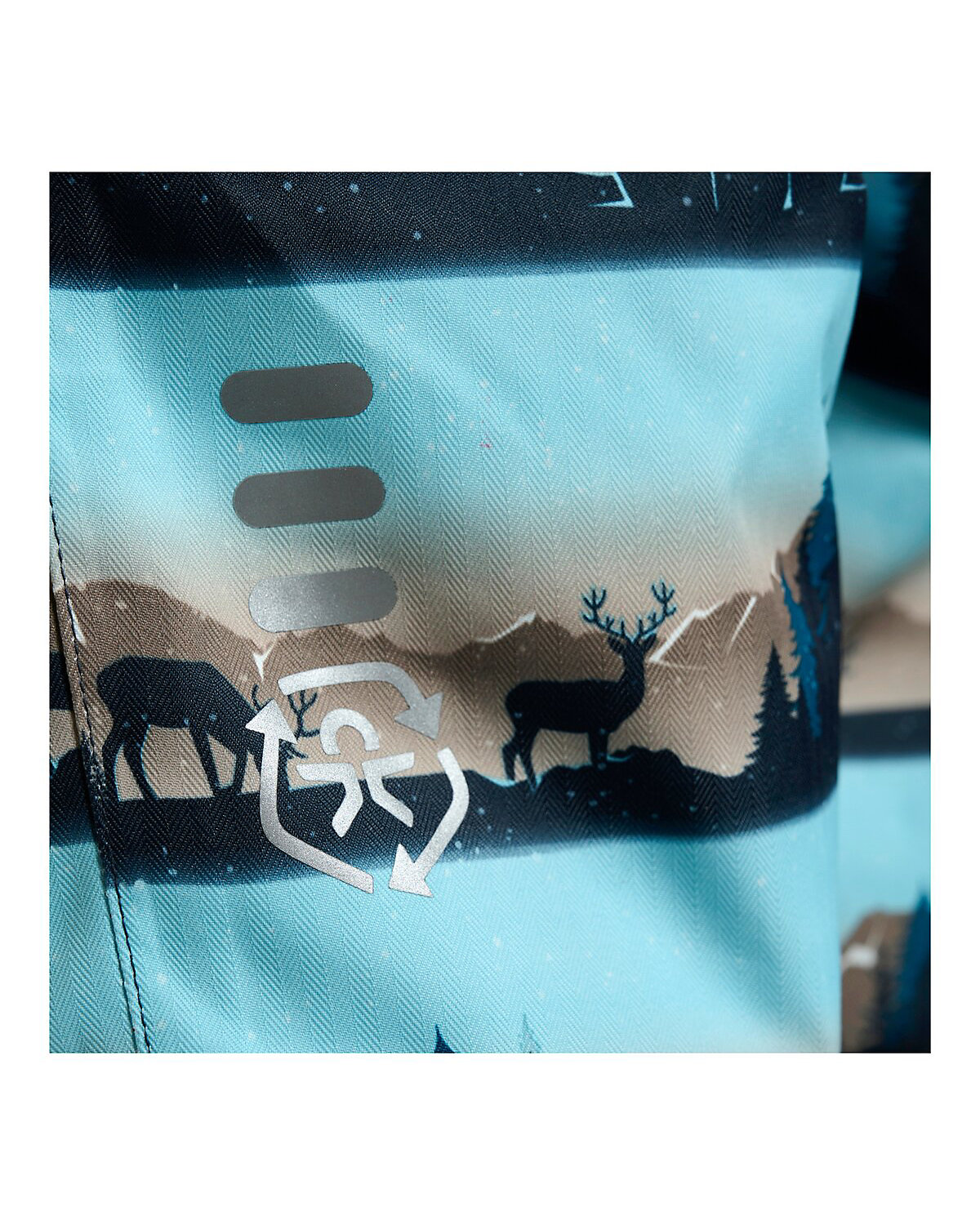Schneeoverall mit abnehmbarer Kapuze Wald