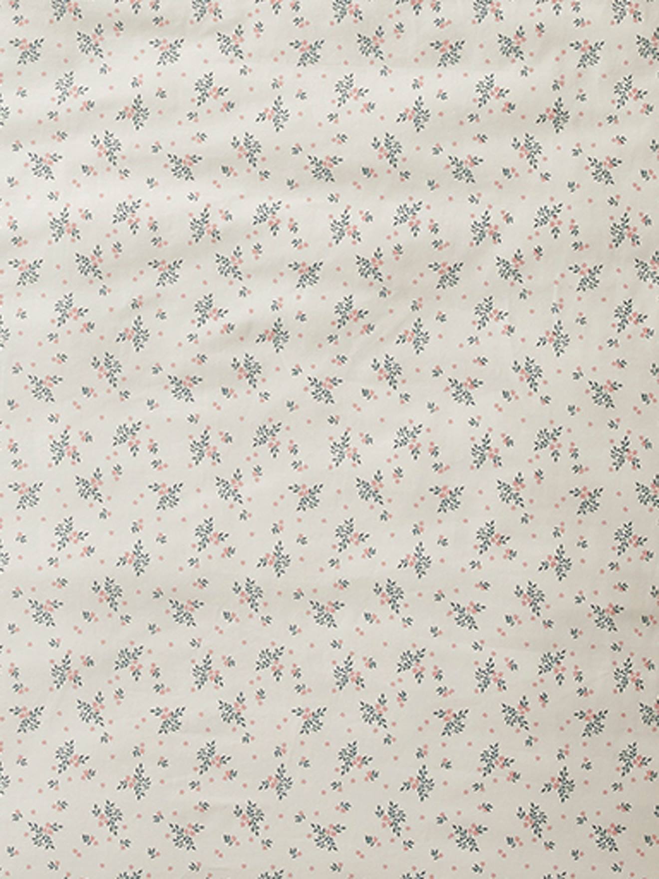 Parure housse de couette + taie d'oreiller enfant en coton bio* NATURE SAUVAGE bleu