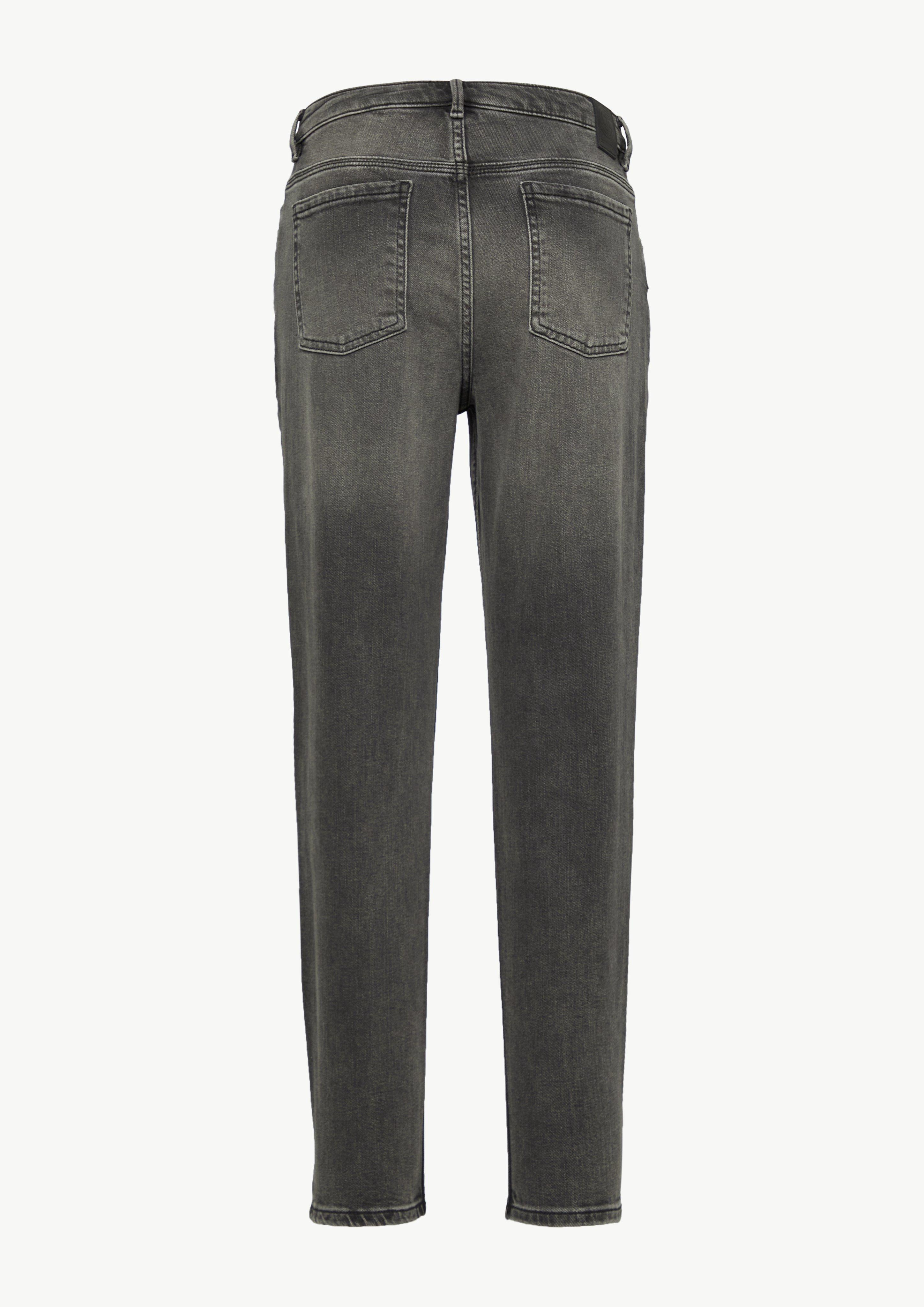 Jeans-Hose mit Schmuckdetails - dunkelgrau