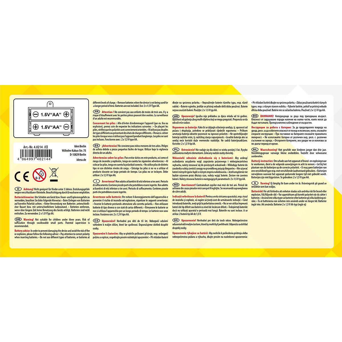 Idena Registrierkasse mit Licht und Sound