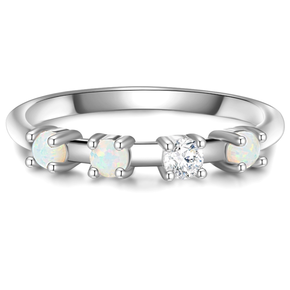Glanzstücke München Bague en argent Argent sterling Oxyde de zirconium (CZ) en Argent Bague