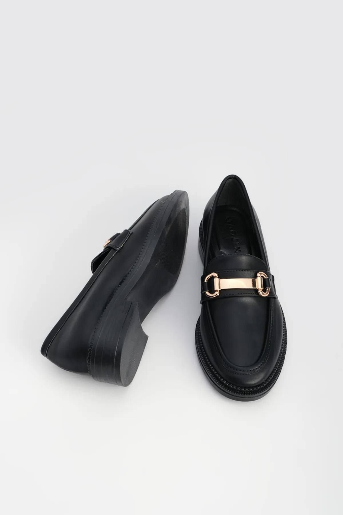 Marjin  Loafer - Schwarz - Blockabsatz