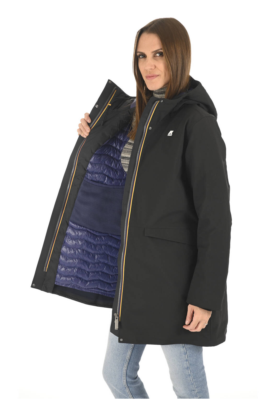K Way Parkas Femme couleur noir