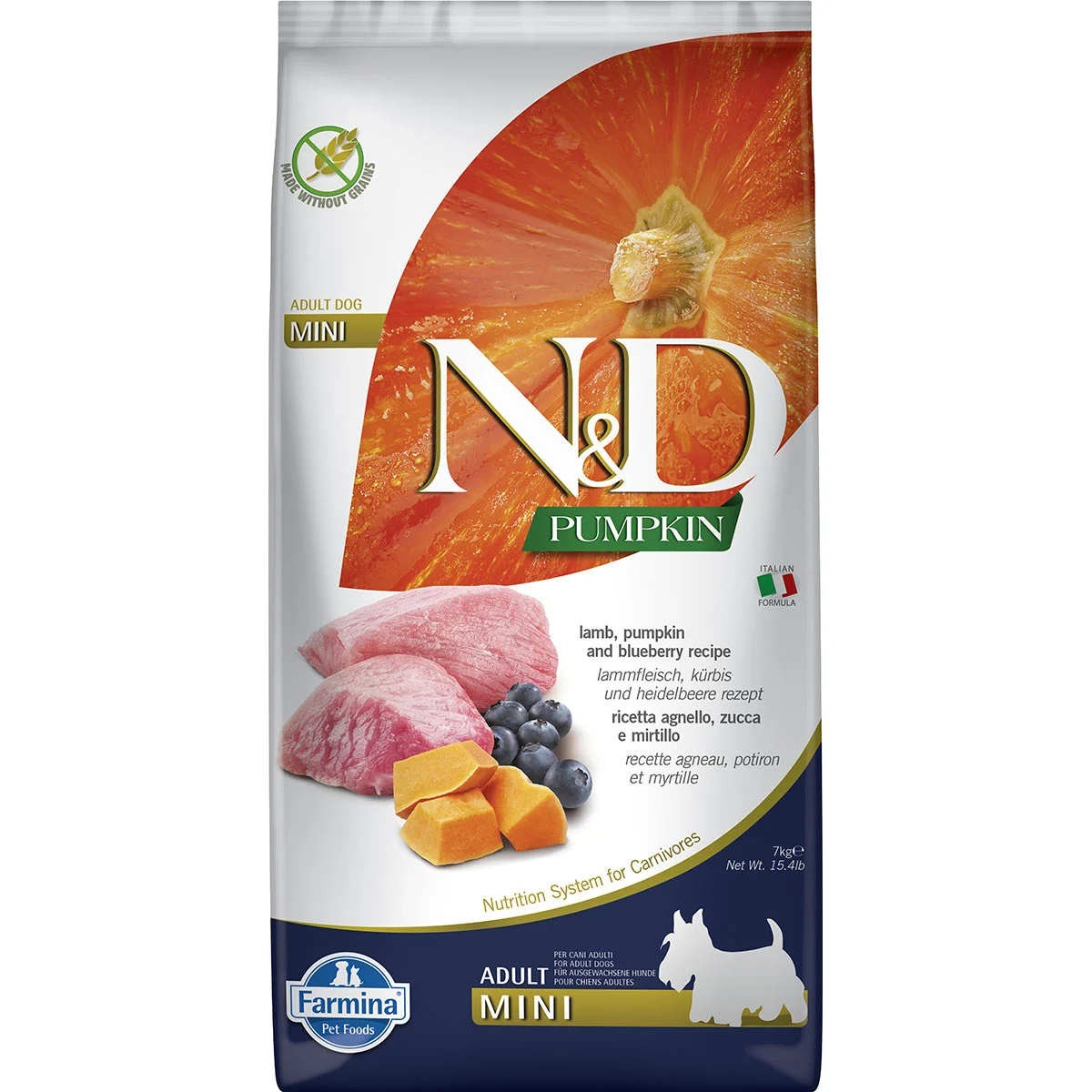 Farmina N&D Pumpkin Dog Lamm Adult Mini kaufen bei ZooRoyal