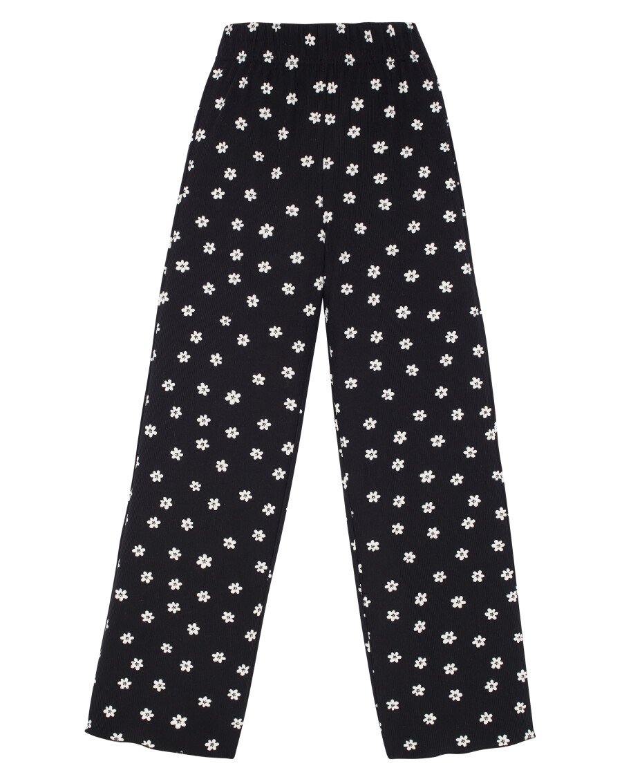 Geblümte Pull-on-Hose