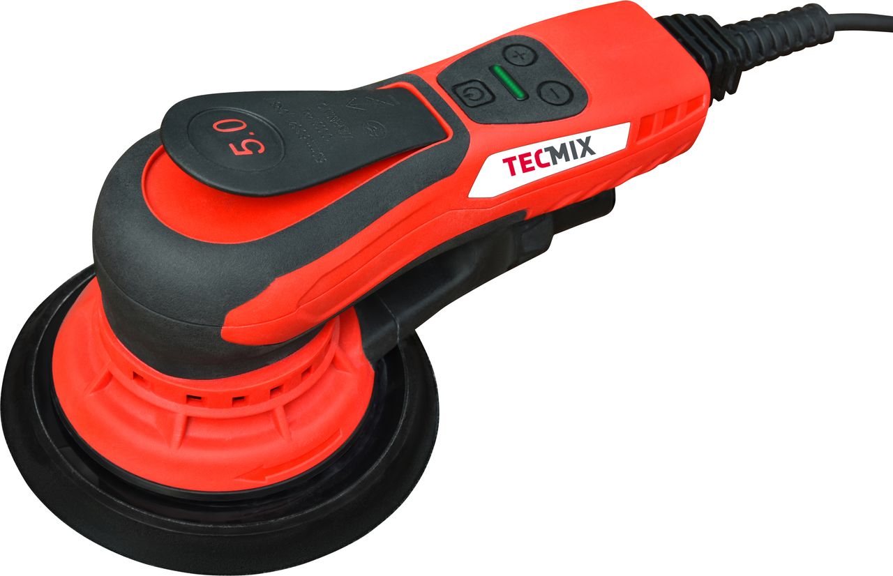 TECMIX EXZENTERSCHLEIFER TMX EXS 350 5.0 [230V - EU] - 350W, 4000-10000 U/MIN, Ø150MM, BÜRSTENLOSER MOTOR