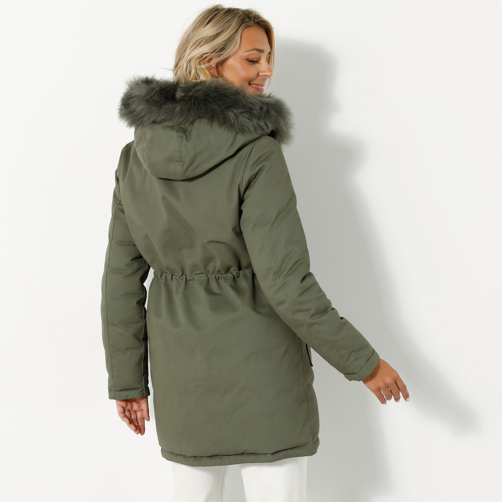 Parka réversible doudoune matelassée déperlante