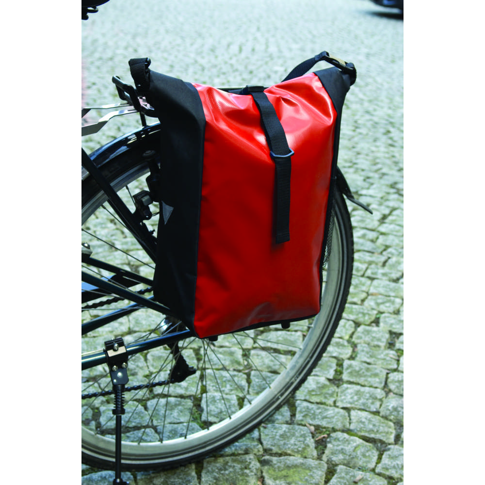 TOP VELO Tarpaulin Fahrradtasche - rot