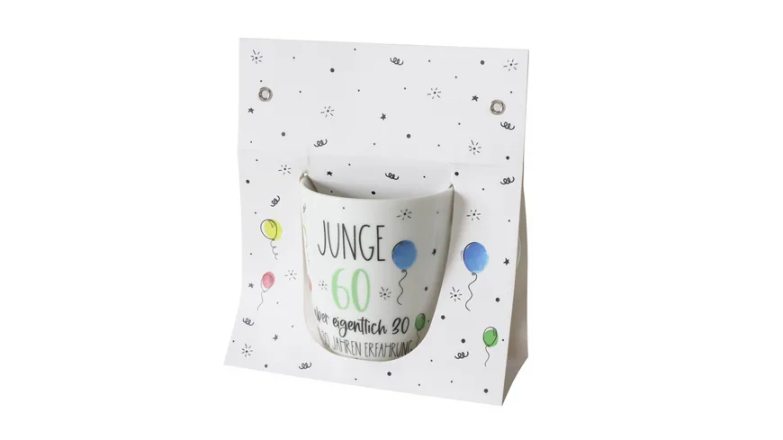 Boltze Tasse in Geschenkpackung 60.Geburtstag