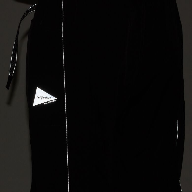 Gramicci x And Wander Patchwork Wind Short black