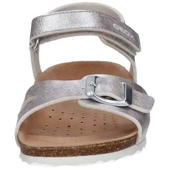 Geox J Adriel Girl Sandale in silber