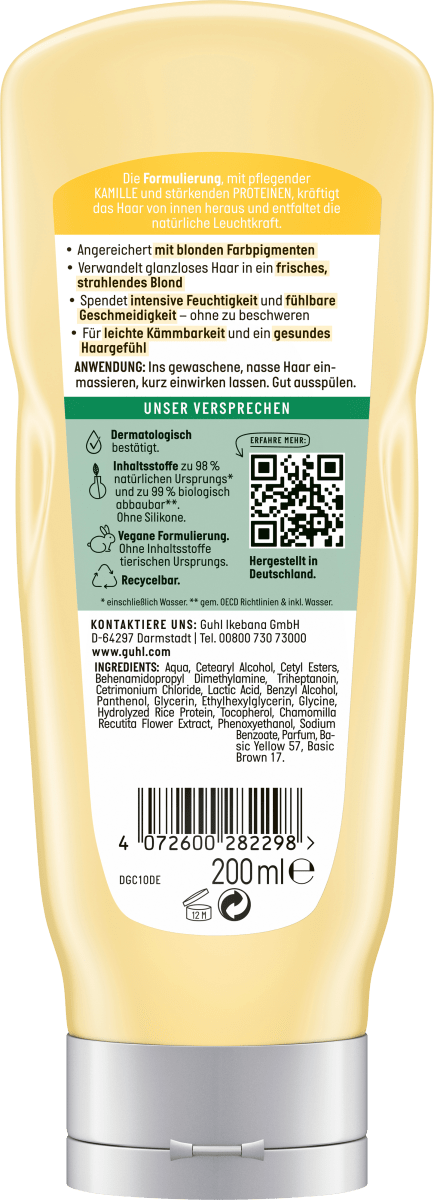 Conditioner Farbglanz Blond Faszination, 200 ml