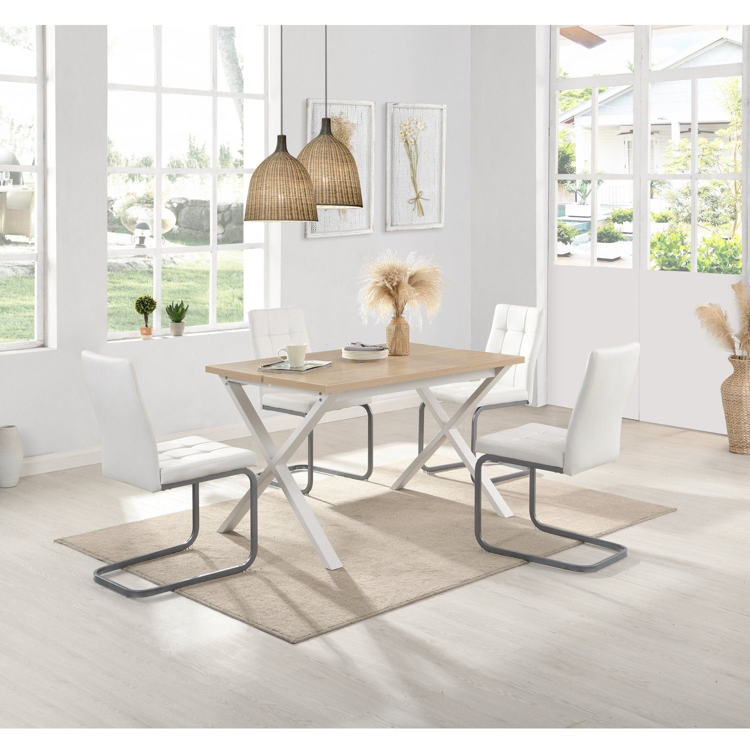 B&D home Freischwinger Freischwinger OLE (4er Set, 4 St), kippsicher, gepolstert