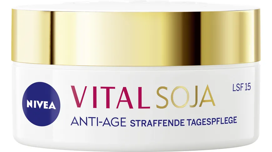NIVEA VITAL Soja Anti-Age Straffende Tagespflege für Reife Haut LSF15 50 ml