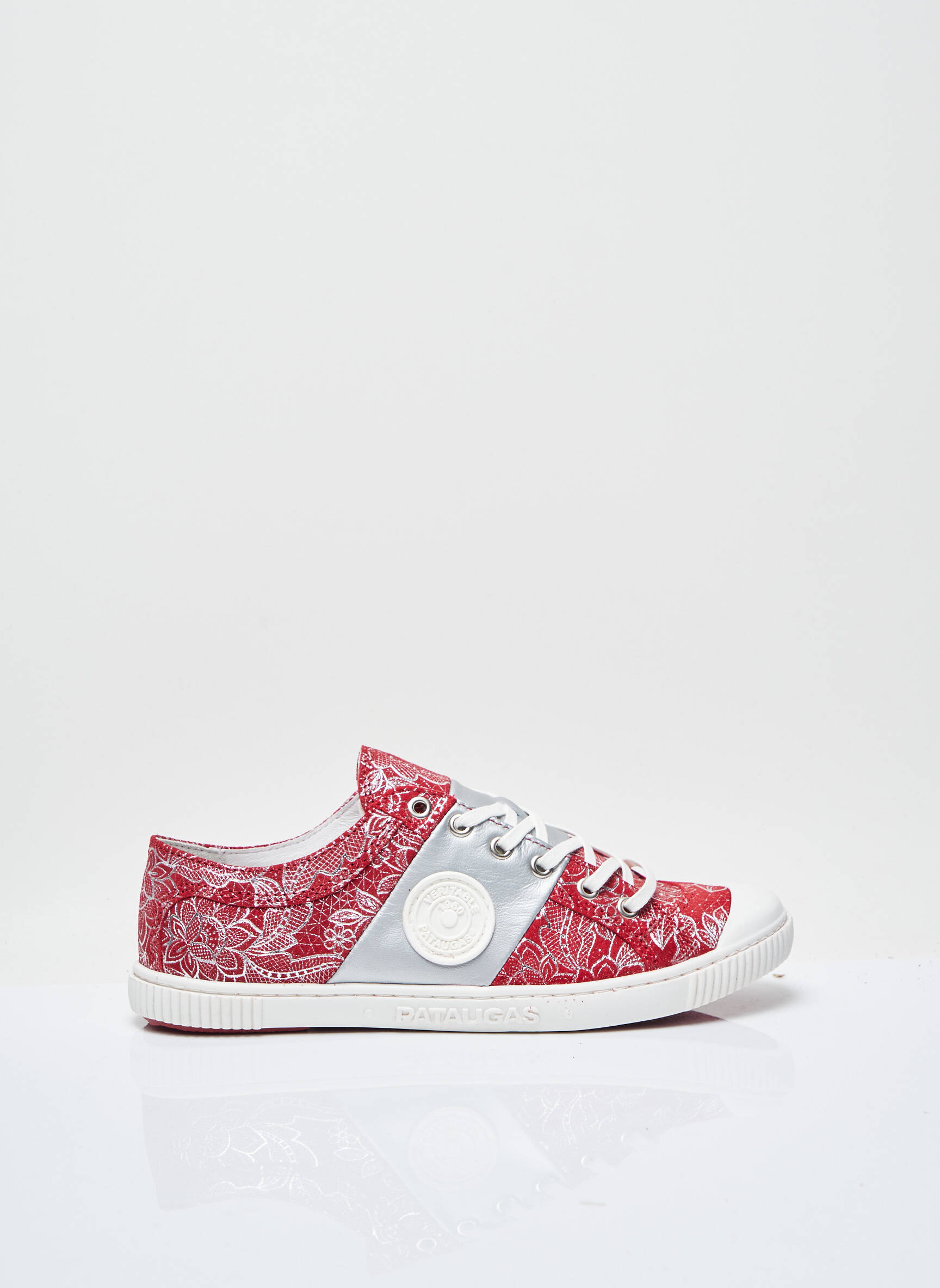 Pataugas Baskets Femme couleur rouge