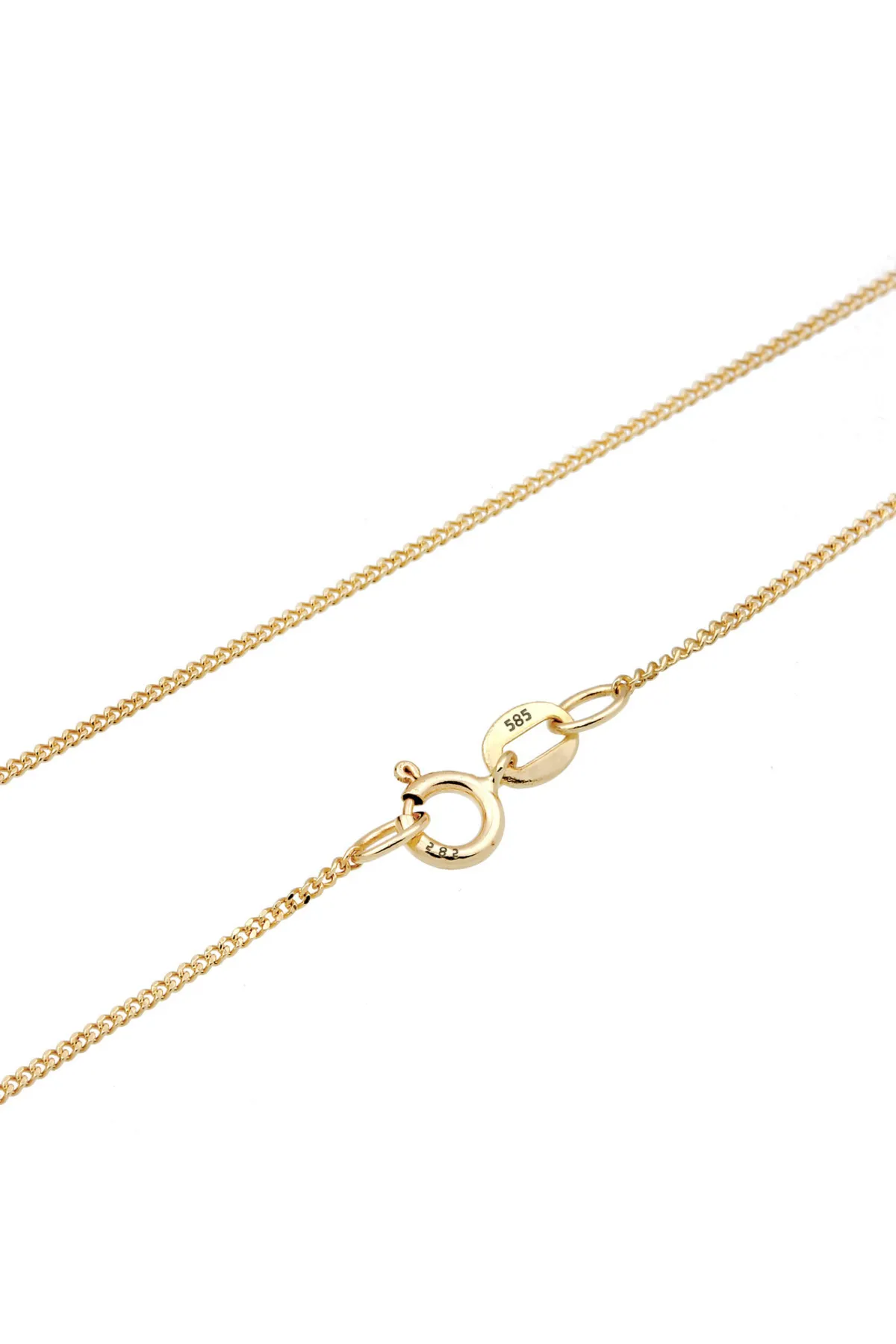 ELLI  Halskette Süßwasserzuchtperle Diamant (0,13ct) 585 Gelbgold