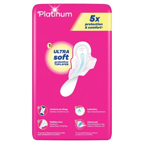 Always Platinum Long -kuusisuojat koko 2, 20 kpl