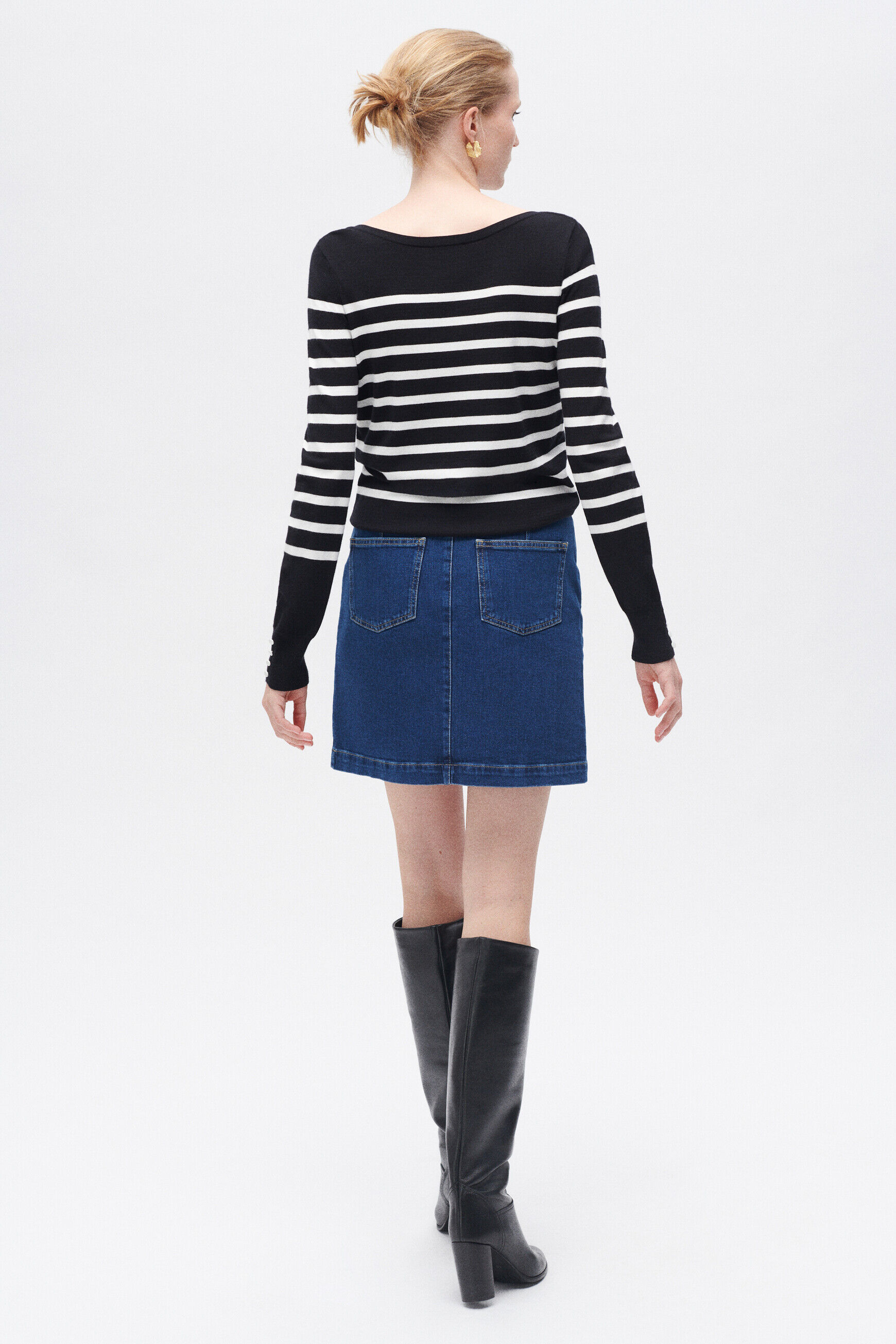 Pull mjulie noir femme