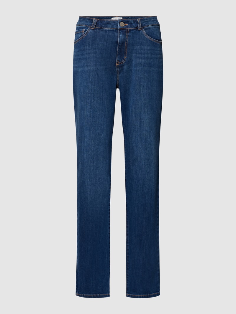 Regular Fit Jeans im 5-Pocket-Design in blau
