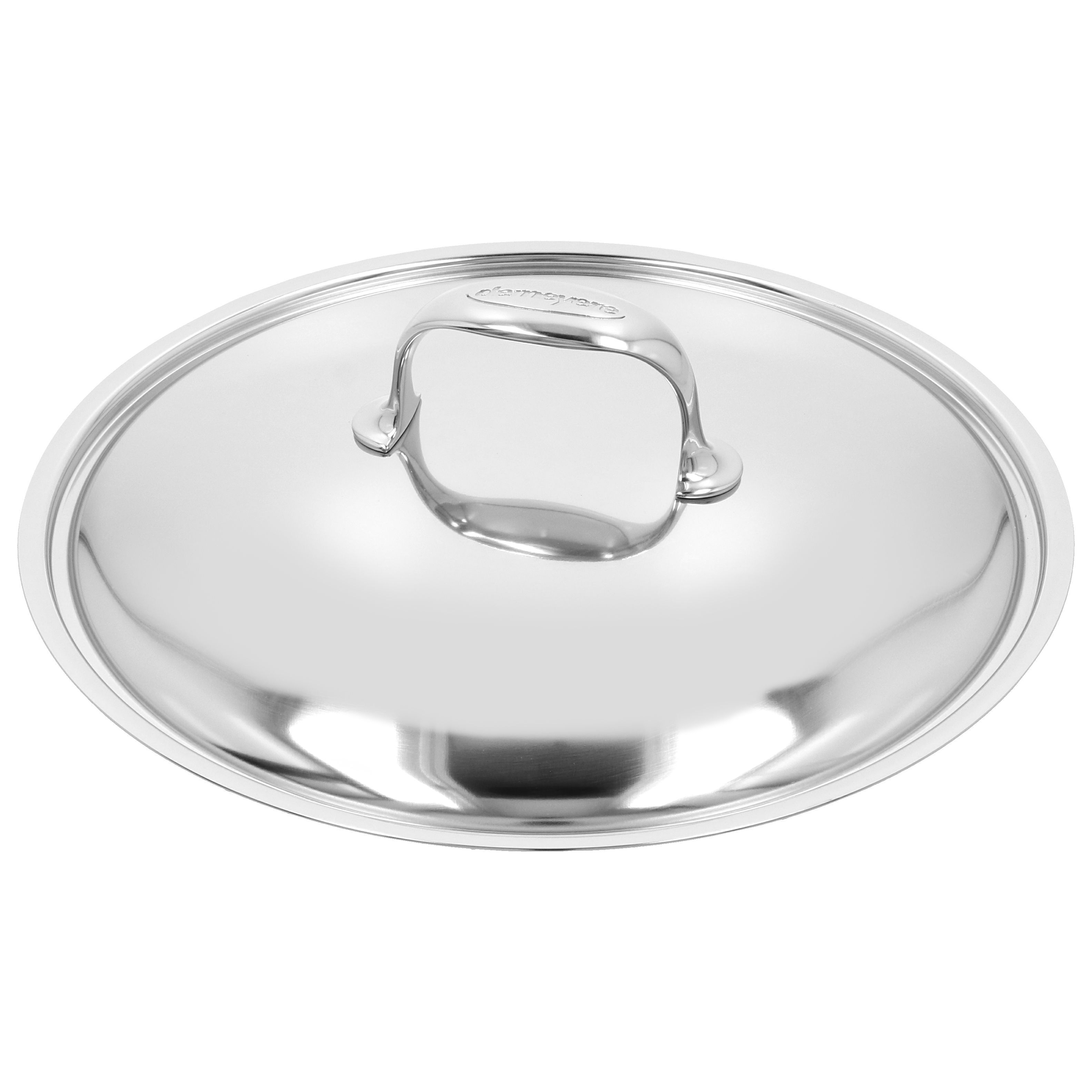 Stieltopf mit Deckel, niedrig 28 cm, 18/10 Edelstahl