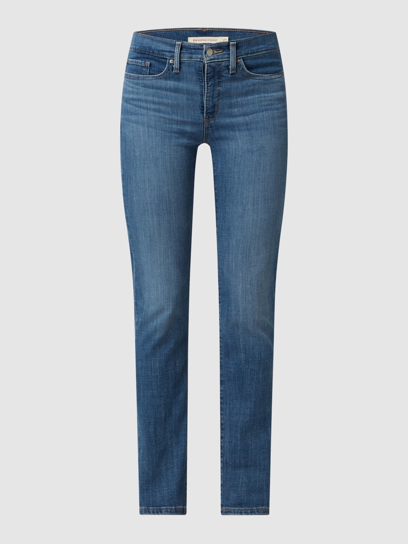 Shaping Straight Fit Jeans mit Viskose-Anteil Modell '314™' in blau
