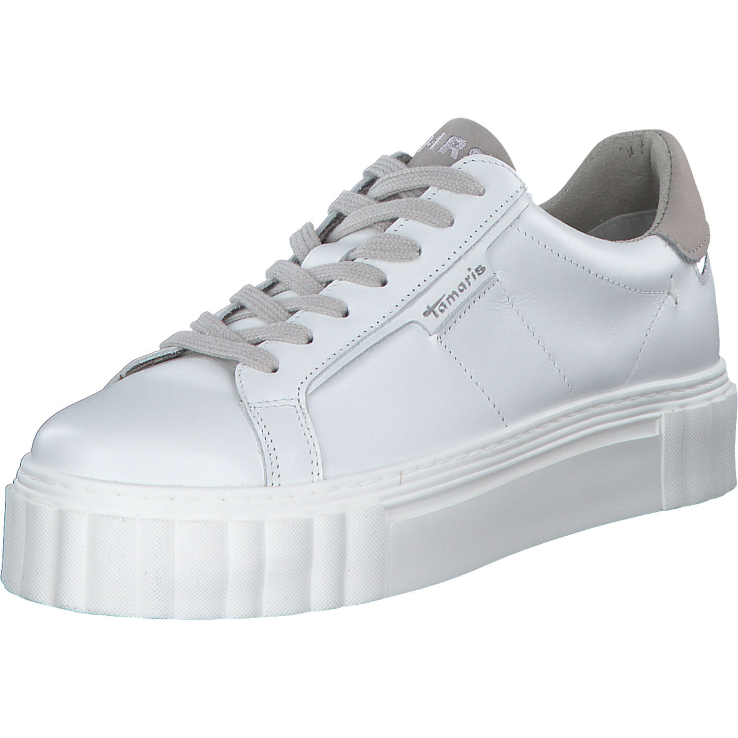 Tamaris 23738, Schnürschuhe, Damen, Weiß