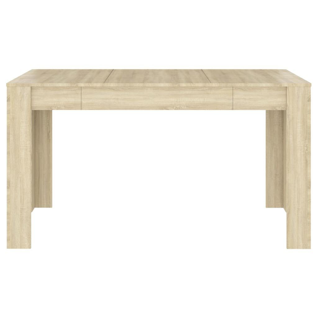 vidaXL Esstisch Esstisch Sonoma-Eiche 140x74,5x76 cm Holzwerkstoff (1-St)