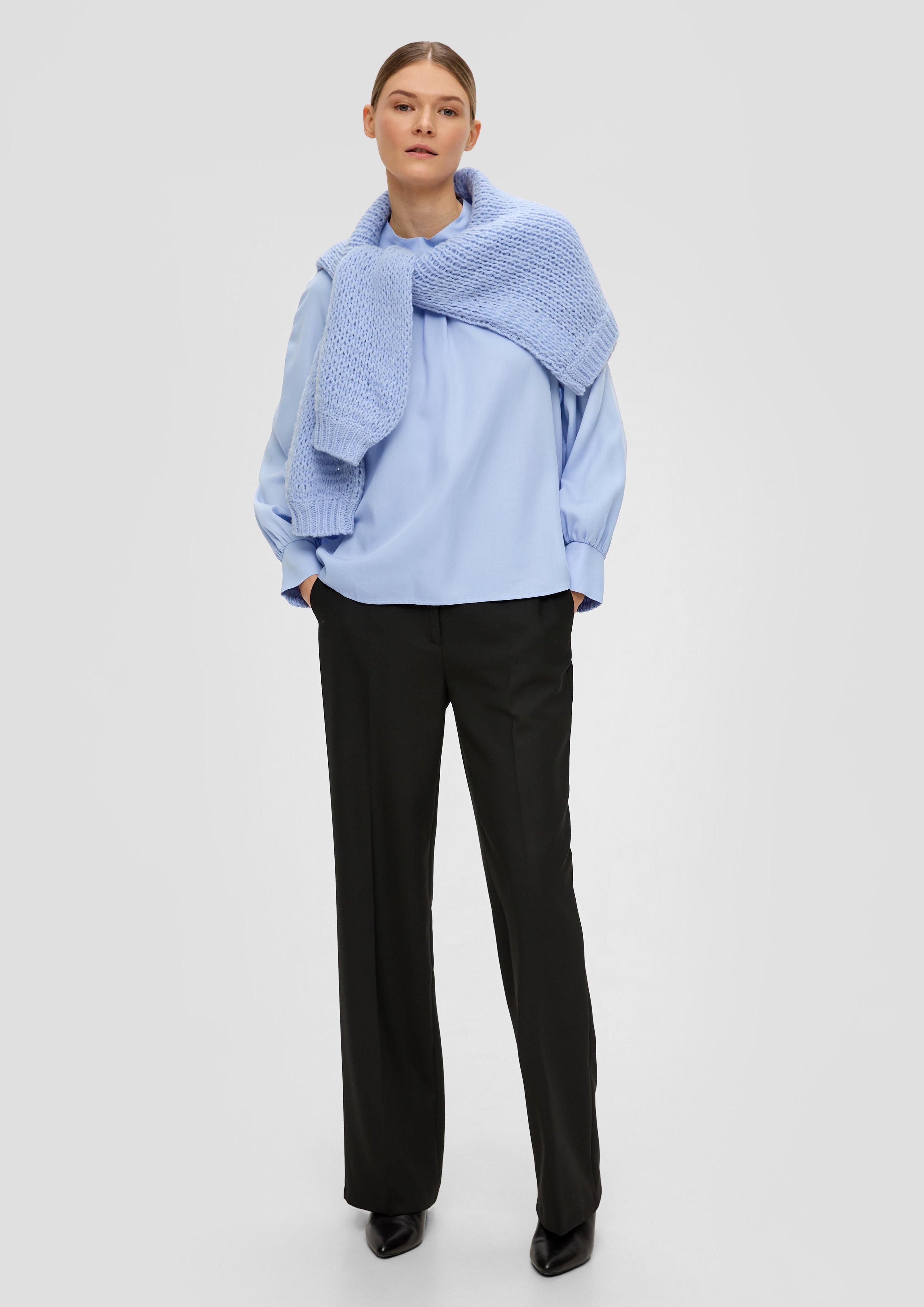 Hochgeschlossene Bluse aus Lyocell  2139172-5071