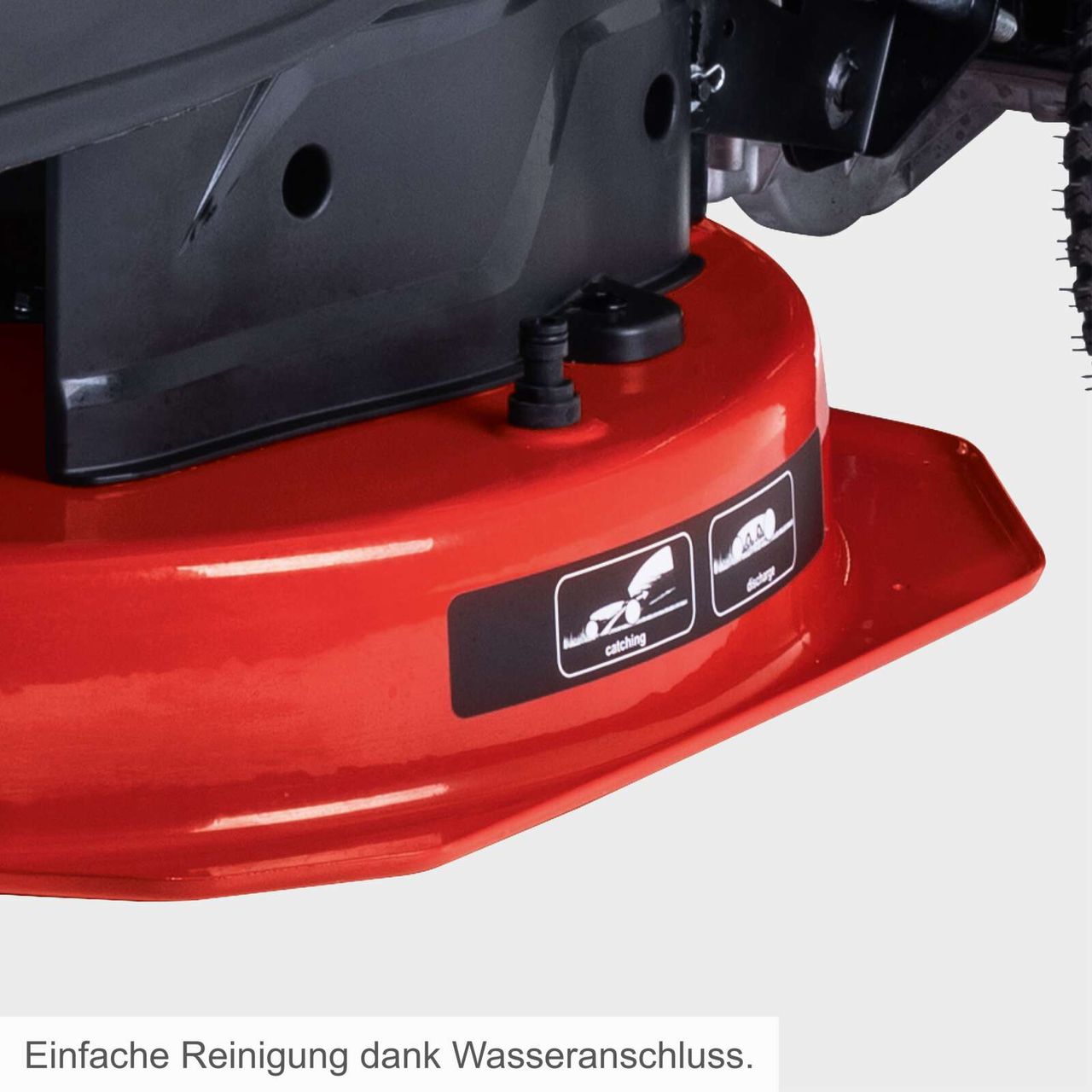 Scheppach Benzin-Aufsitzrasenmäher MR200-61 E Start 6 in 1