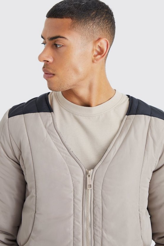 Kastige Steppjacke