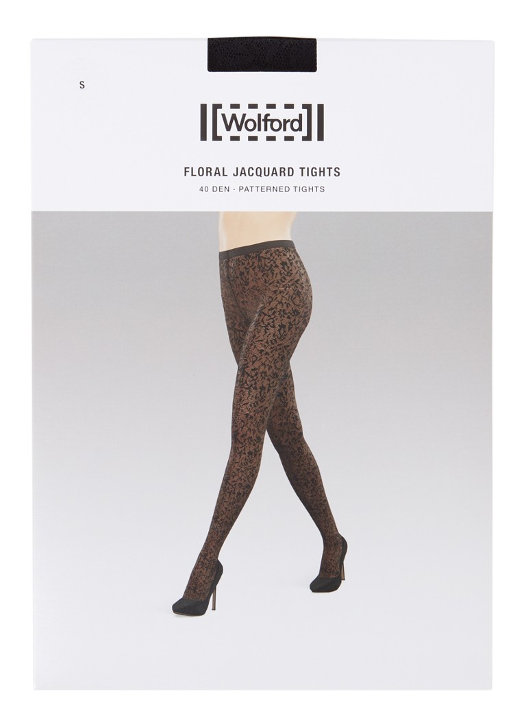 Wolford Floral Jacquard tights in 40 denier