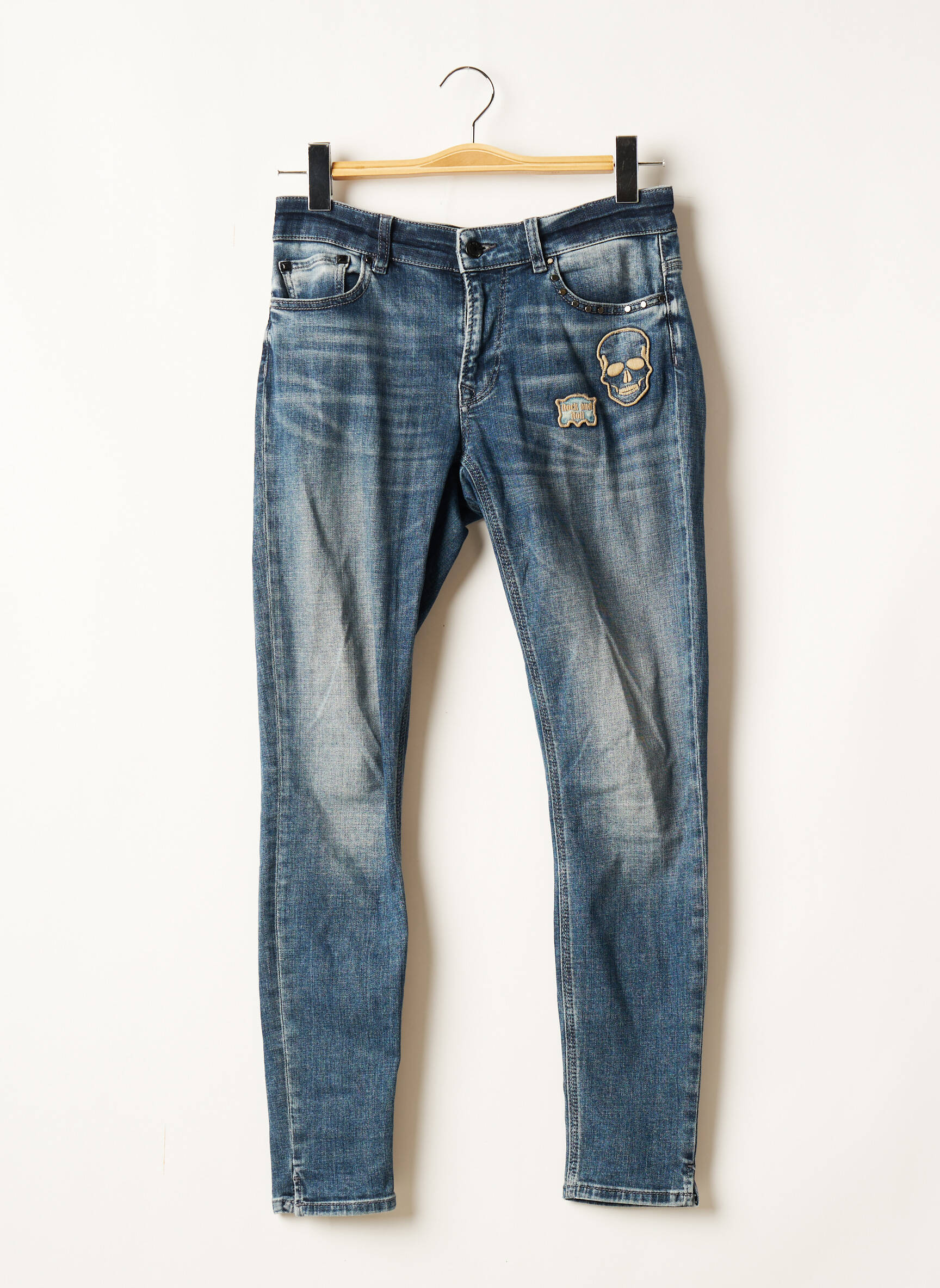 Only Jeans Coupe Slim Femme couleur bleu