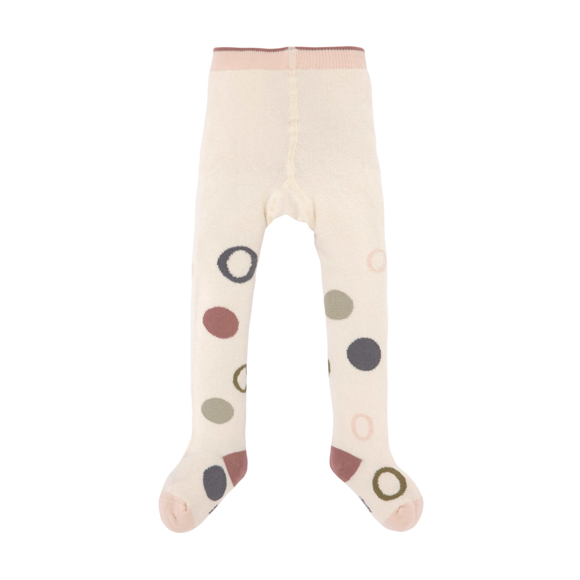 Strumpfhose GOTS - Tights, Circles offwhite