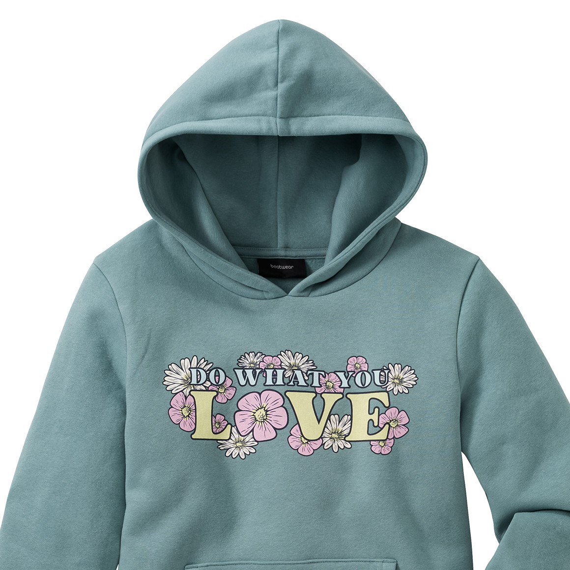 Mädchen Hoodie mit Rücken-Print