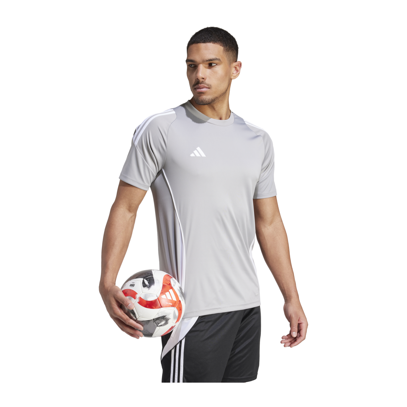 adidas Tiro 24 Trikot Grau Weiss