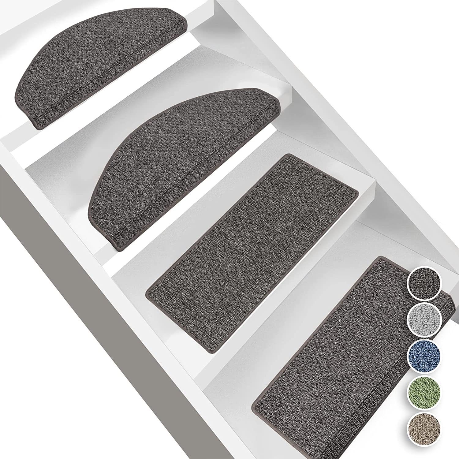 Stufenmatte Baleno, Erhältlich in vielen Farben & Größen, Treppenschutz, casa pura, Rechteckig, Höhe: 5 mm
