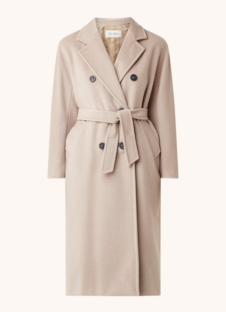 MaxMara Madame kaput od mješavine vune s remenom za vezanje