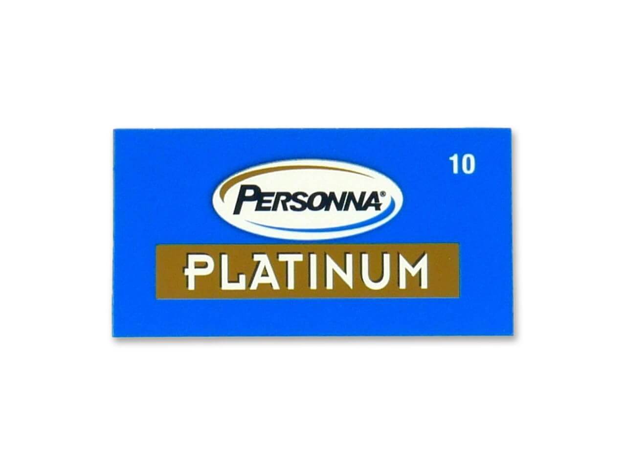 10 Platinum Red Double Edge Rasierklingen