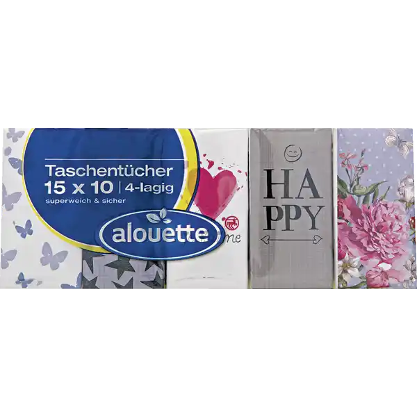 Taschentücher mit Motiv