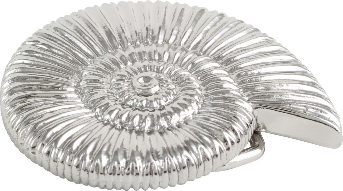 BELTINGER Gürtelschnalle Muschel 4,0 cm - Buckle Wechselschließe Gürtelschließe 40mm - Gürtel bis 4cm