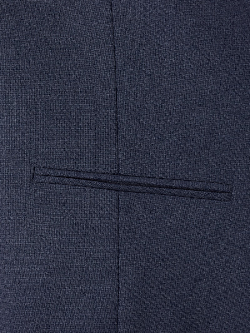 Weste mit Paspeltaschen Modell 'Malmo' in marineblau