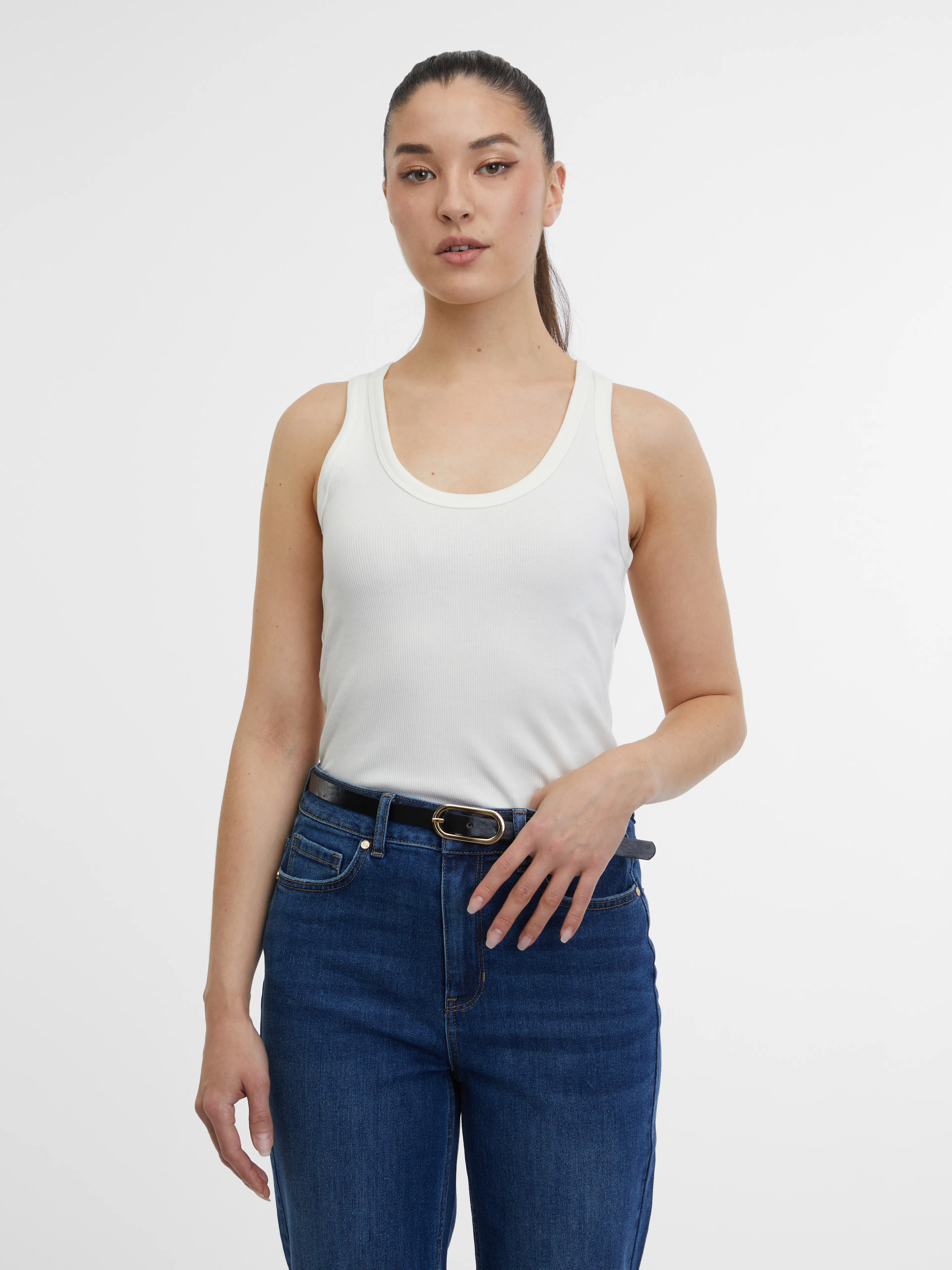 Cremefarbenes Damen-Tank-Top ORSAY